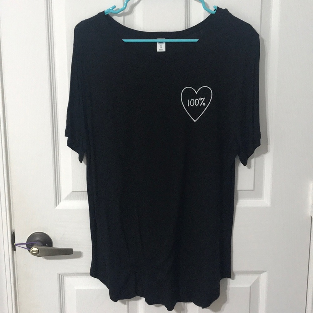 Old Navy Black Tee Size XL